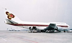 タイ国際航空(タイ).ボーイング747-3D7(HS-TGD)