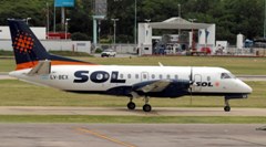 ソル航空(アルゼンチン).サーブ340A(LV-BEX)